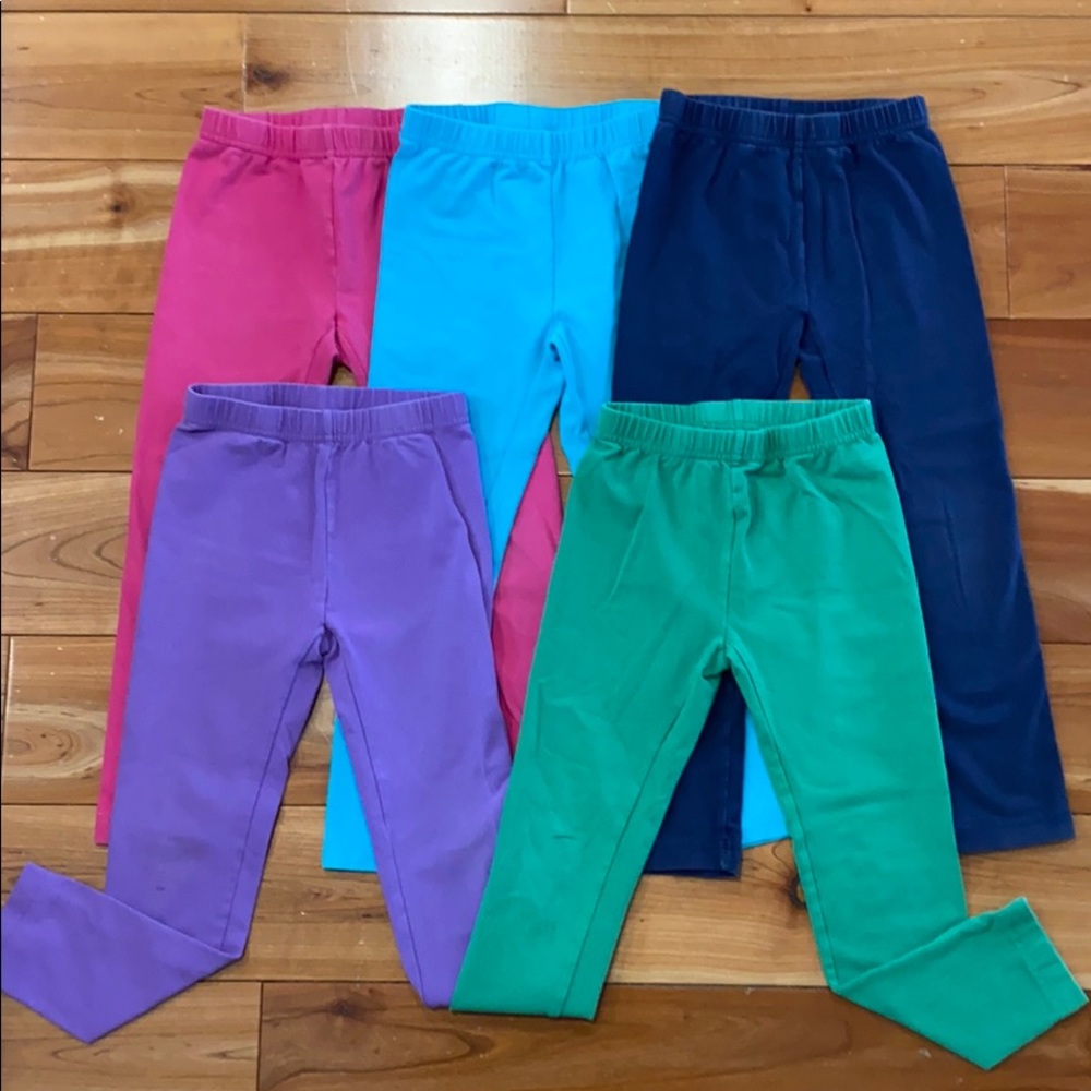 5 pairs of Hanna Andersson Leggings - size 110 (5)